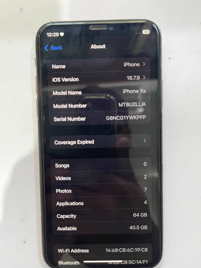 Apple iPhone XS 2