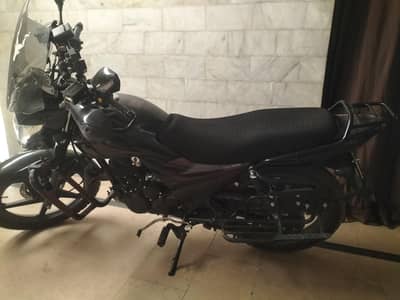 new bike sport bike with side books tour bike