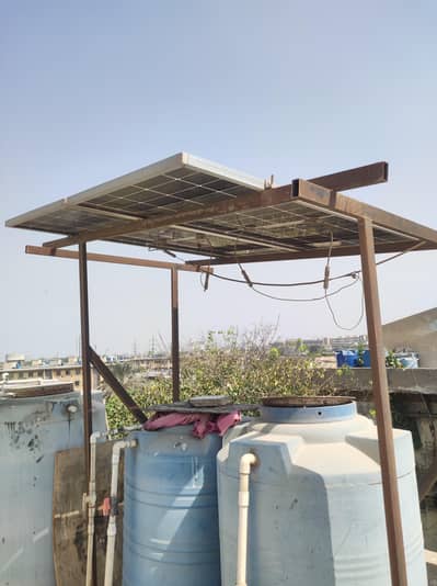 Solar Stand For 2 Plates