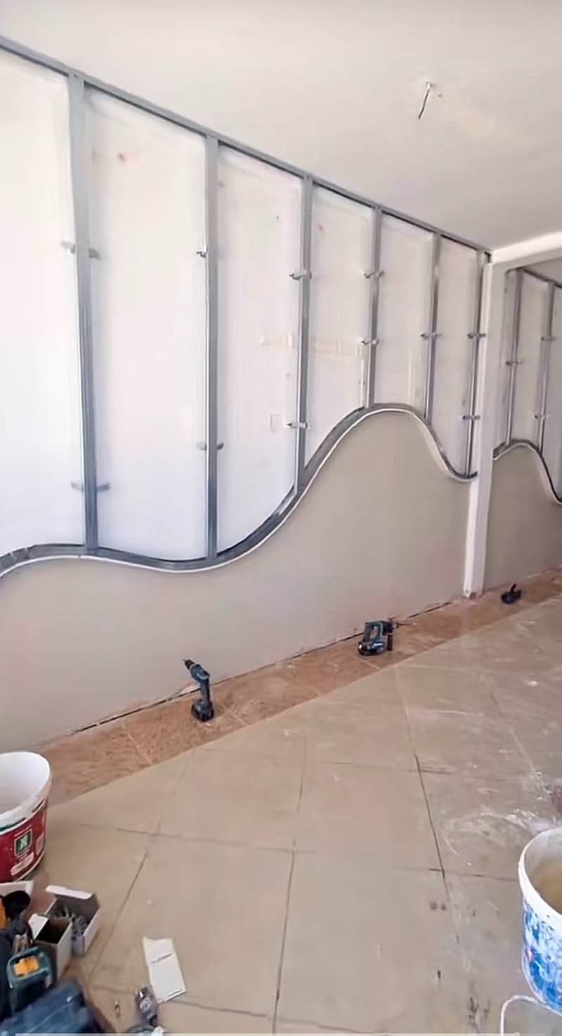 POP False Ceiling/Gypsum Ceiling/Dampa Ceiling/Cement Board/Paint work ...