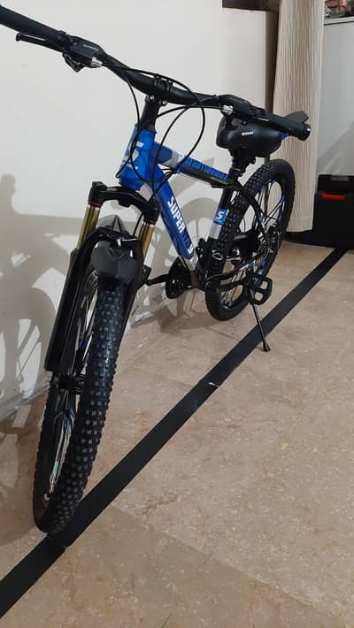 New condition cycle inch only one month use only front gear no worki