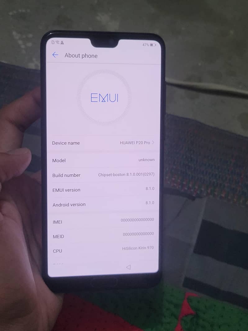 Huawei P20 Pro(front camera not working) 2
