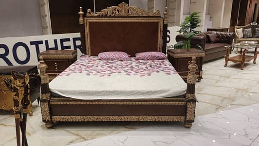 Sheesham Wood Bedside Tables & Dresser Frame