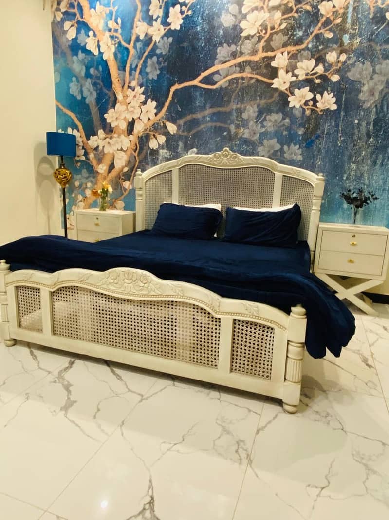 Premium Solid Sheesham Bed Set (1-Year Used) 5