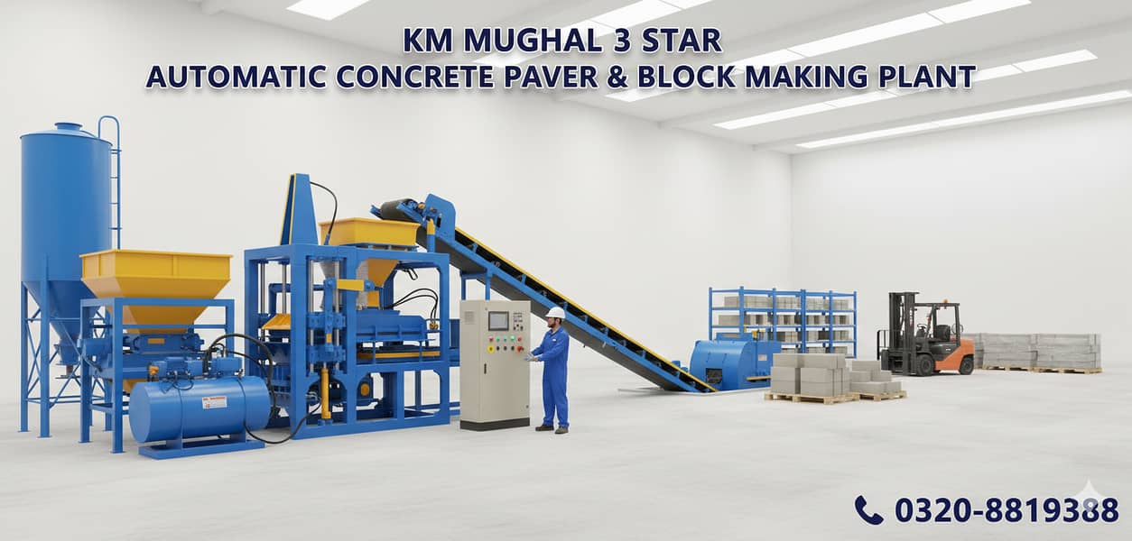 flyash bricks and blocks making machine 1
