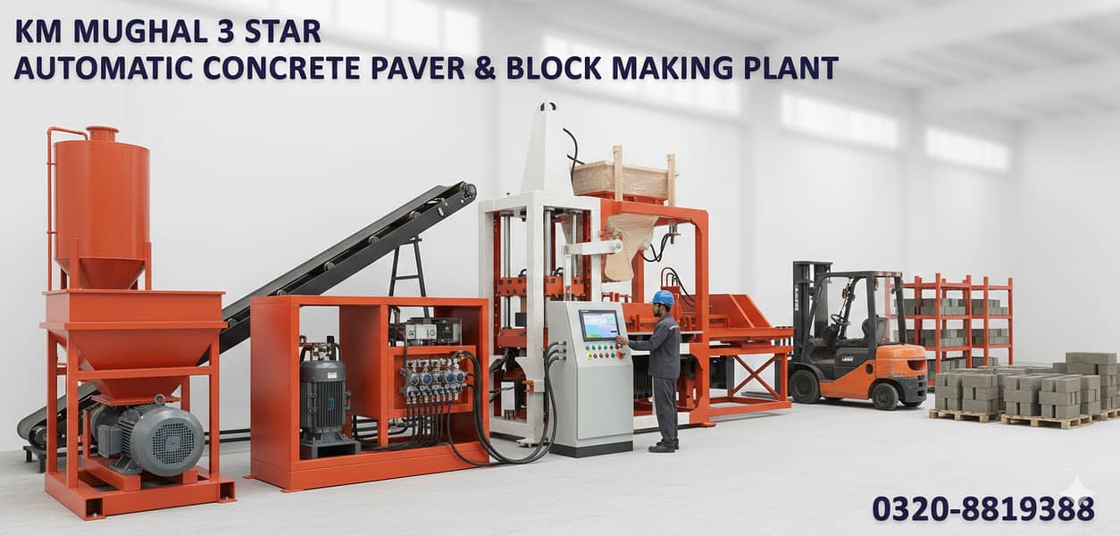 flyash bricks and blocks making machine 8
