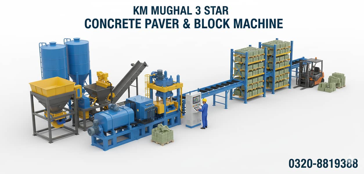 flyash bricks and blocks making machine 11