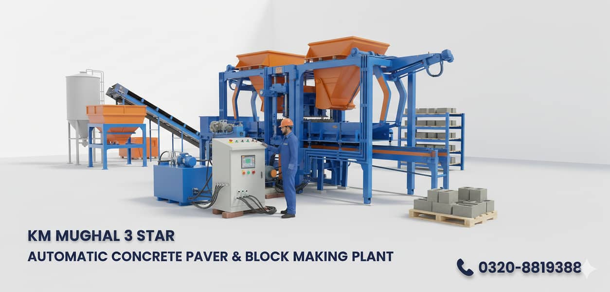 flyash bricks and blocks making machine 14