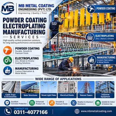 Powder Coating Services for Metal Parts,Electroplating Services in lah