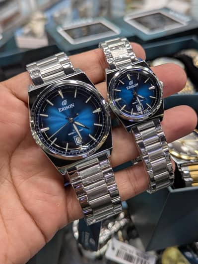 COUPLE WATCHES ERISON BRAND SPONSORED BY SVESTON WATCHES JAPANESE