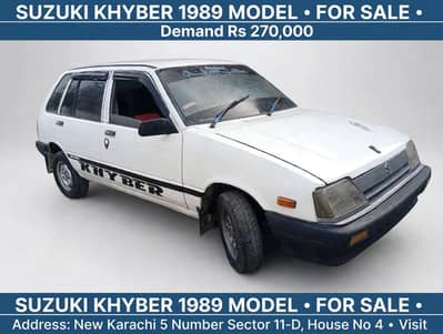 Suzuki Khyber 1989 Smart card and biometric available