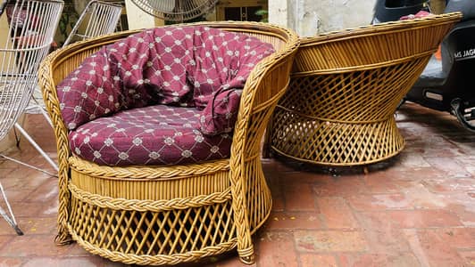 sofa set with one large and two small tables