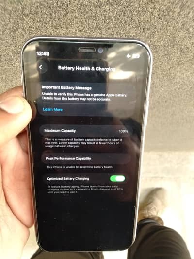 iPhone 11 Memory 256GB Battery Health 100% MDM For Sale Hain