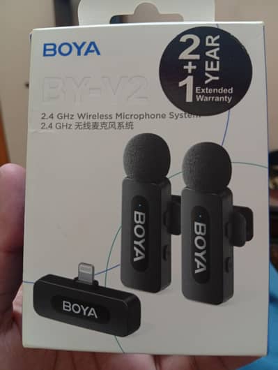 Boya BY-V2 2.4Ghz Wireless Microphone For Iphone