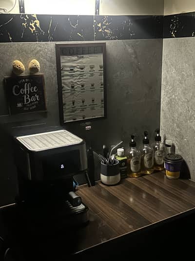 Table for coffee setup