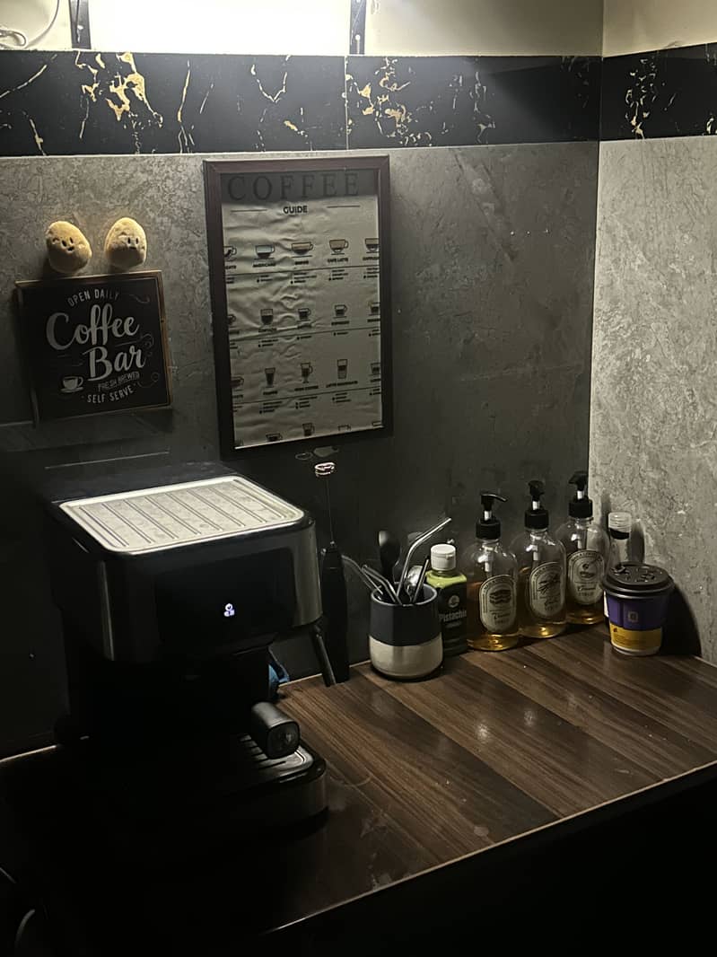 Table for coffee setup 0