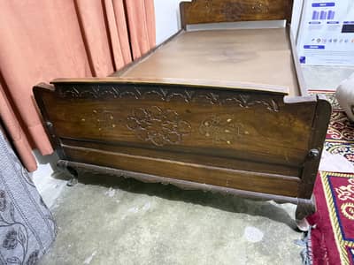 Two Wooden Single Beds for Sale – Used