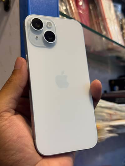Apple iPhone 15 JV 94 BH ice blue color