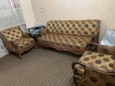 Wooden sofa set 05 seater