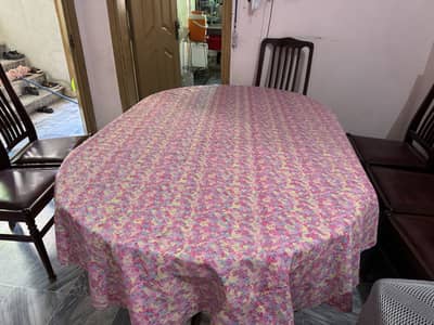 Wooden dining table/dining/table/six chair dining/chairs/wood/ dining