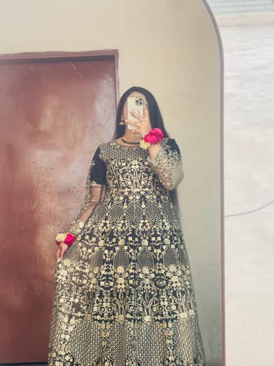 Black Color 3pc Maxi formal wear | wedding dress | Party dress