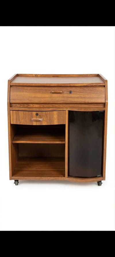a tv trolley/ side cabinet's with two drawers.