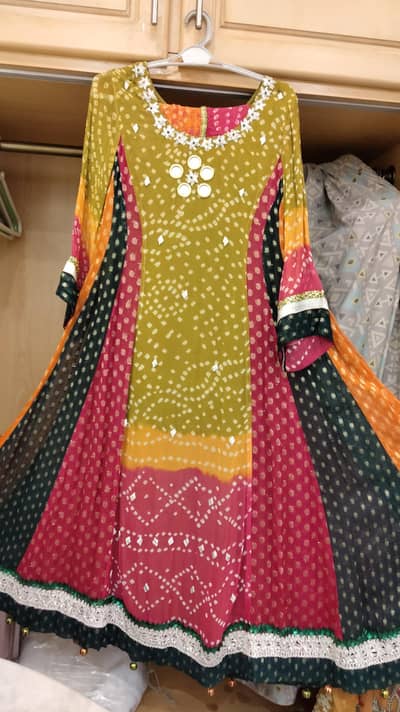kalidar Frock with churidar pajama