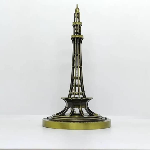 T  Creative Metal Crafts Alloy Pakistan Tower MINAR-E-PAKISTAN Model For Home & Office Decoration