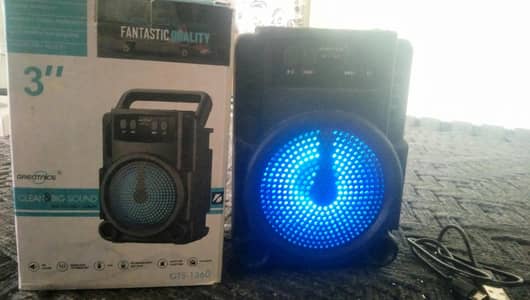 Great nice GTS1360 3 inch wireless speaker Big bass box pack new