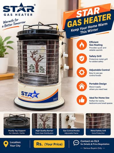 Start Gas Heater for Sale - Winter Heater