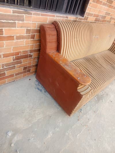 3 Seater Single Wooden Sofa for Sale