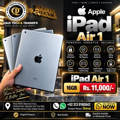 Apple iPad Air 1 | 16GB Factory Unlocked | Best Price
