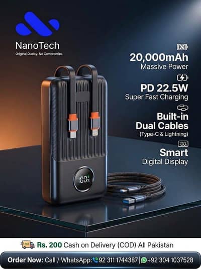 20,000 mAH power bank