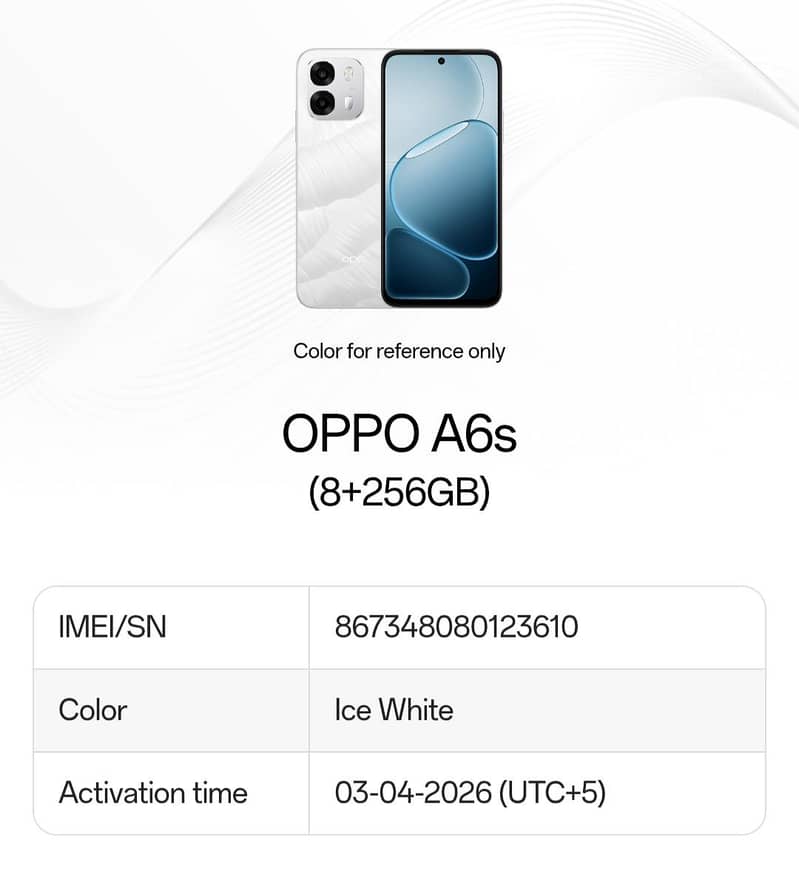 OPPO A6s 6