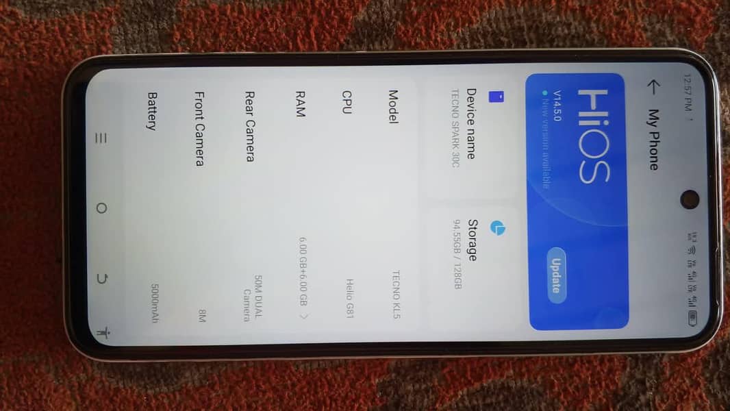 TECNO SPARK 30C 0