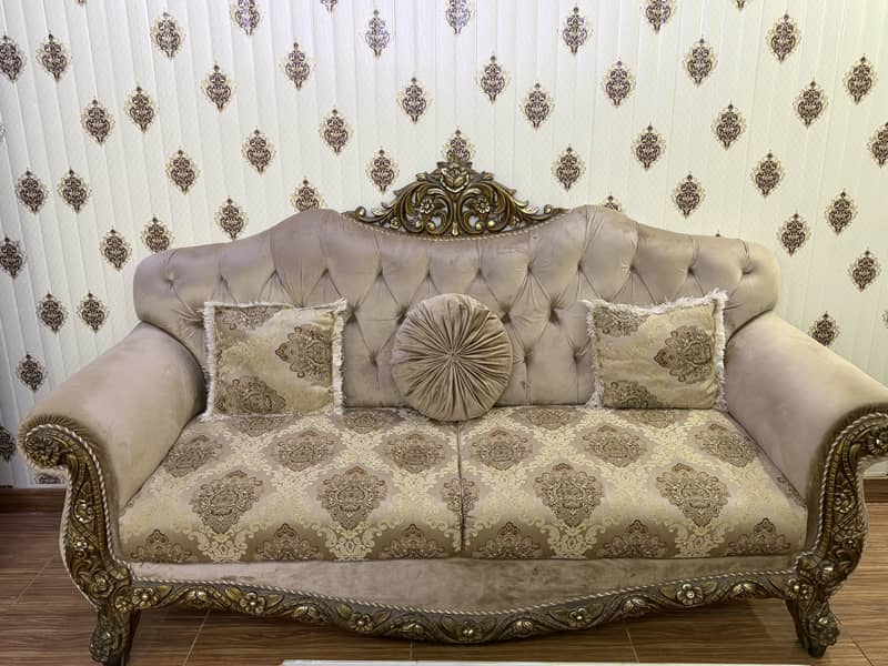 7 seater sofa set with table 1