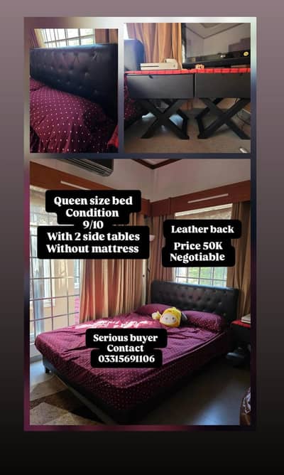 Queen bed 4 sale