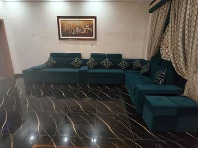 Beautiful Sofa Set with Matching Curtains – For Sale