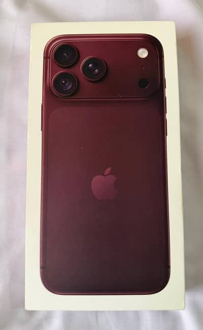 Apple iPhone 18 Pro Max bargundy brand new box pack