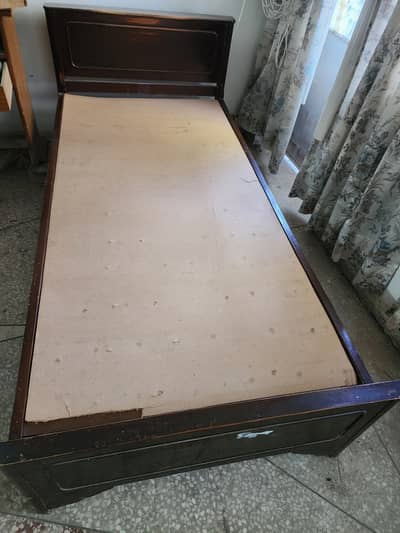 Pair of Single Beds for Sale – 2 Beds + 3 Mattresses Available