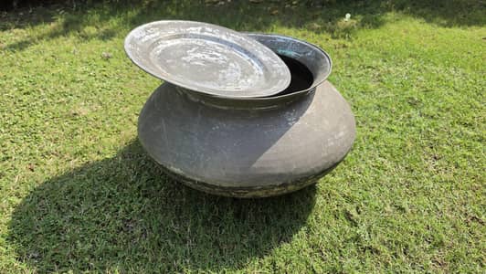 Pure Copper Cauldron Antique Utensil