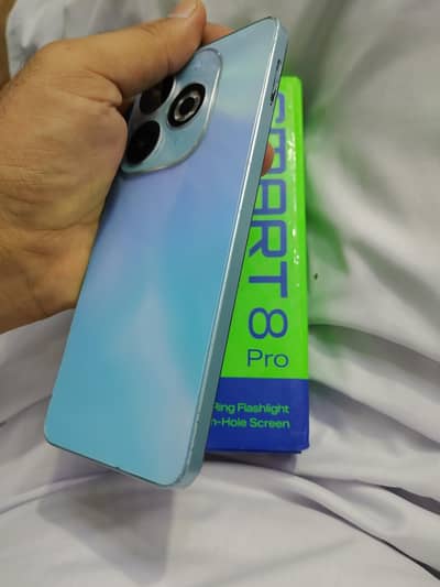 Infinix Smart 8 Pro 8GB 128GB with Box complete saman
