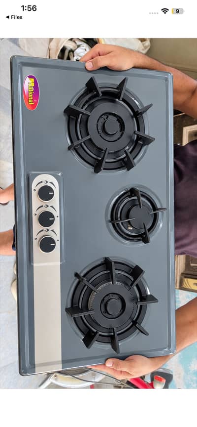National company stove New bilkul used ni howa