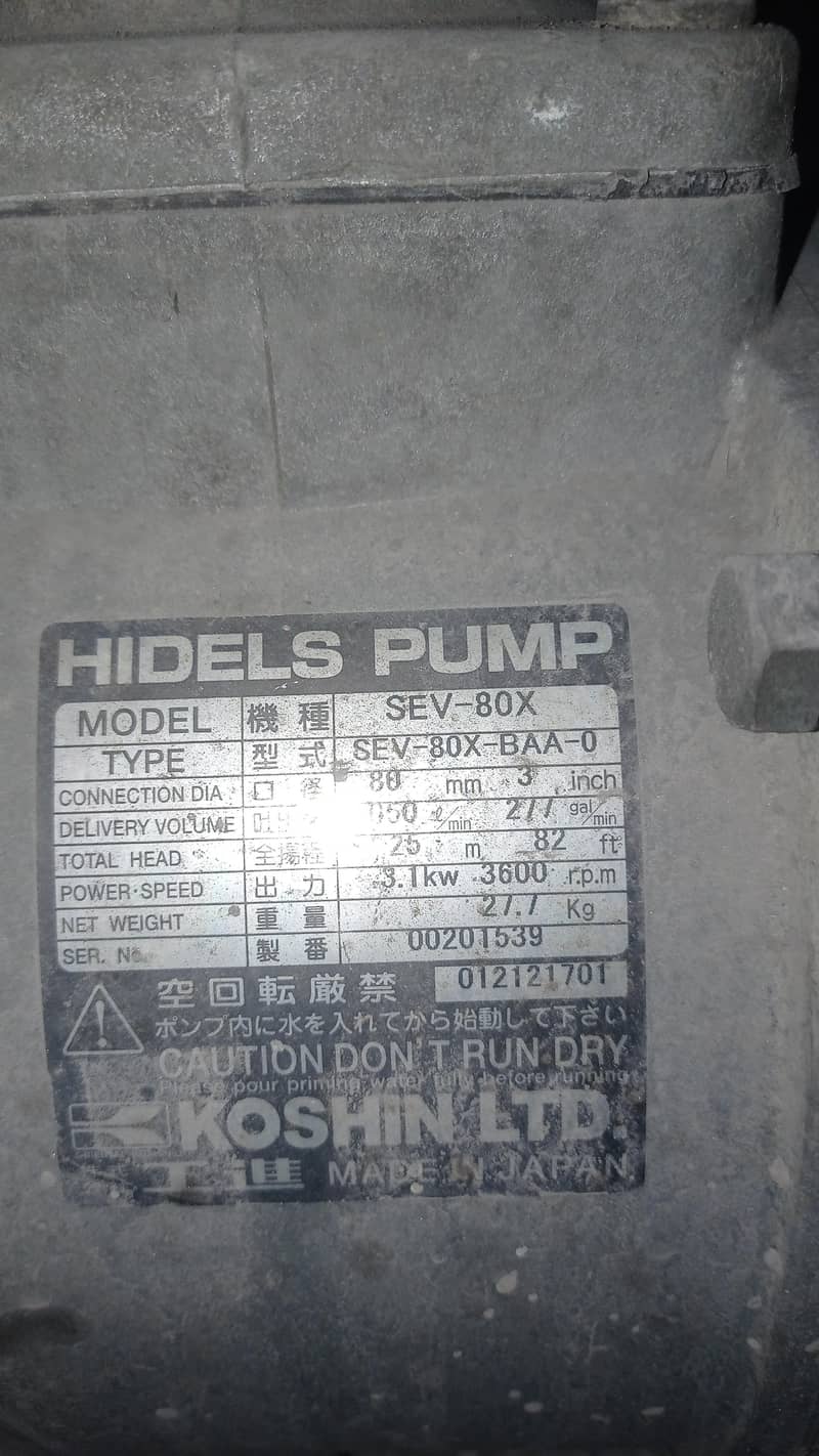 honda pump 3