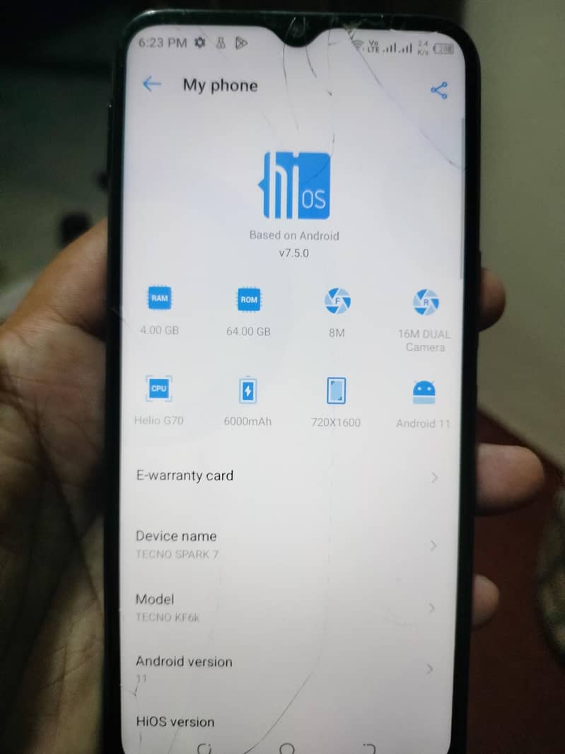 TECno spark 7 0