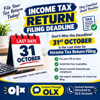 Income Tax Return Filing 2026 | Last Date 31 October | Tax Services