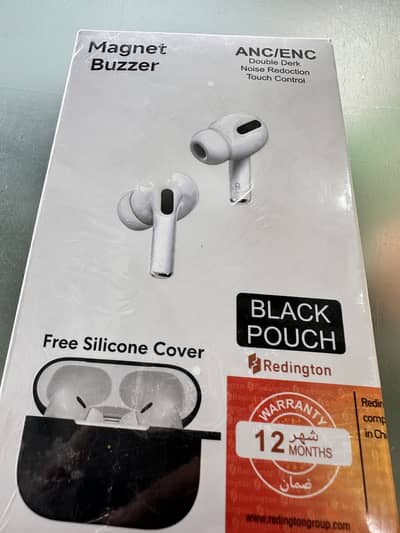 Wireless Magnet Buzzer earbuds touch control.