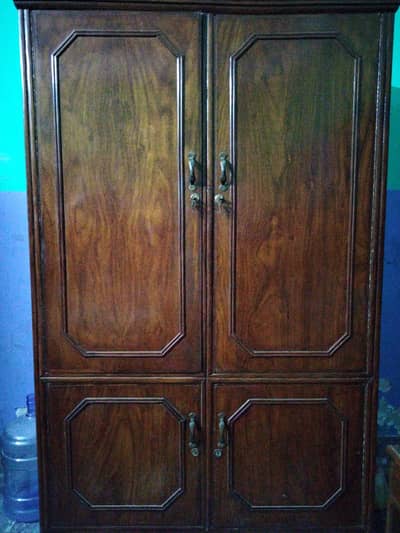 pure sheesham wood solid wardrobe