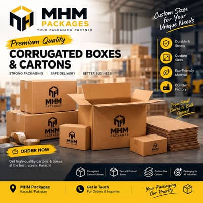 Premium Quality Packing Boxes & Shifting Cartons – MHM Packages
