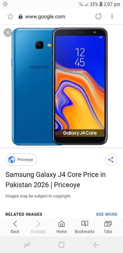 Samsung Mobile J4 Core